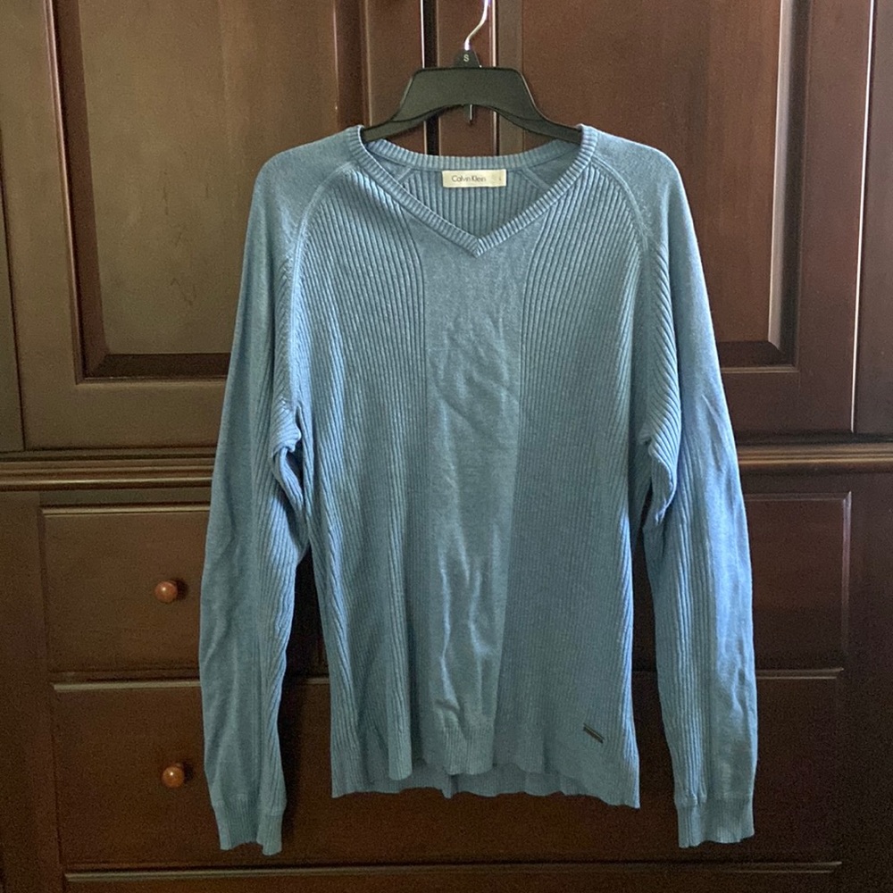 Light Turquoise Sweater by Calvin Klein